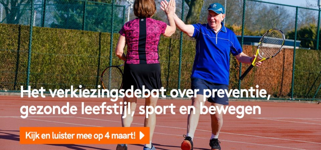 Het verkiezingsdebat: ‘preventie, gezonde leefstijl, sport en bewegen’