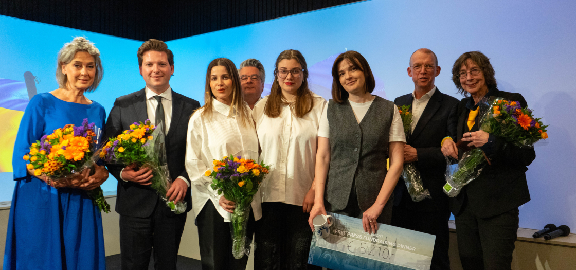 Samen voor het vrije woord: eerste Free Press Fundraising Dinner Nieuwspoort een succes