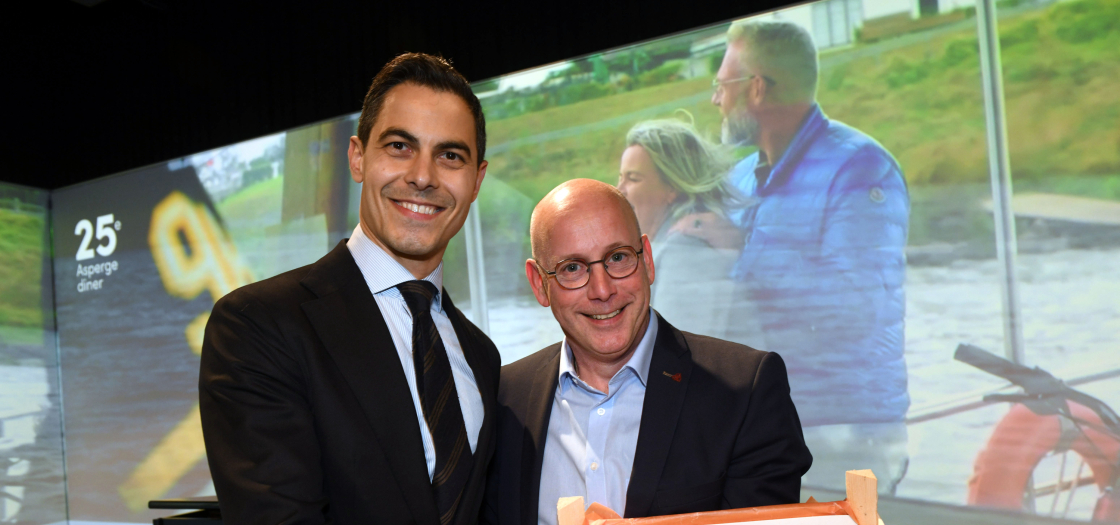 25e editie van het Aspergediner in Nieuwspoort