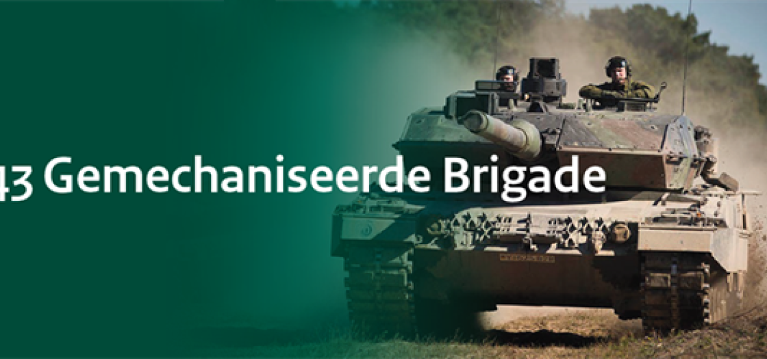 Jong Nieuwspoort in gesprek met de 43ste Gemechaniseerde Brigade 