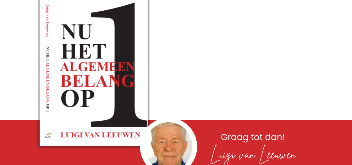 Boekpresentatie: Nu het algemeen belang op 1