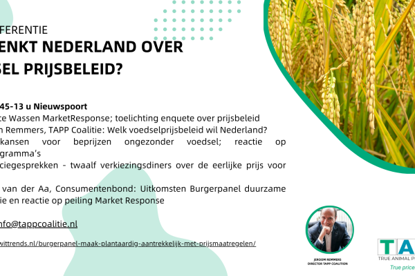 Hoe denkt Nederland over voedsel over prijsbeleid?